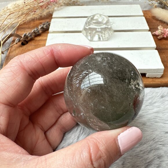 Small Garden Quartz Sphere - Picture 7 of 9
